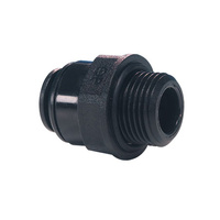 John Guest Straight Plastic Male Adaptor 12mm x 1/2"