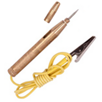 LED BRASS CIRCUIT TESTER FOR 6-24V