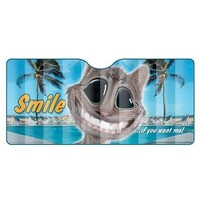 Car Windscreen Sun Shade Smile if you want me - 145cm