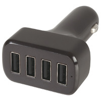 Powertech 7.2A 4 Way USB Car Charger