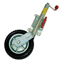 AL-KO 10" Swivel Jockey Wheel 200mm - Solid Tyre