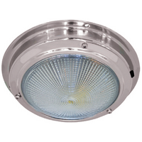 LED Dome Light Stainless Steel Medium 12v