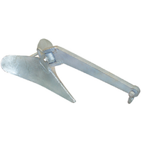 Galvanised Plough Anchor 35lb (16 Kg)