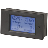 20A 6.5-100V DC POWER METER WITH BUILT-IN SHUNT