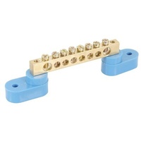 Machined Brass Busbar (8 way)